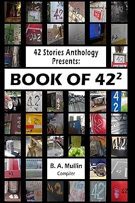 The cover of the Book of 42 with different images of the number 42.